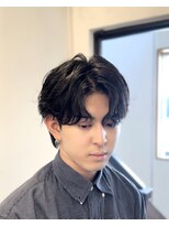 リンダ(LYNDA)&nbsp;センターパート/コンマバング/シースルーカルマパーマ/仙台