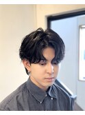 センターパート/コンマバング/シースルーカルマパーマ/仙台