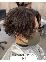 ビカム 名駅(become)&nbsp;【センターパート×ツイストスパイラルパーマ】メンズカット名駅