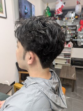 リアン メンズ波巻きパーマ