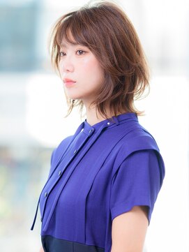 ヴィアラ 自由が丘(VIALA) 【VIALA 自由が丘】ひし形ウルフ×ニュアンスパーマ