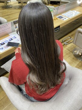 フィゼル あべのルシアス店(Aujua fizelle) グレージュカラー