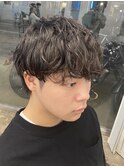 緩めシャドウパーマ