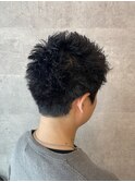 メンズラフスパイキーショート