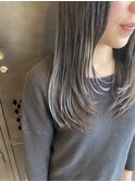 小顔フェイスレイヤー透明感グレージュ赤み消しカラー20代30代