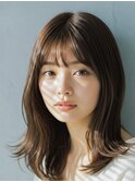 イメチェン/美髪/外ハネボブ/ワイドバング/髪質改善/縮毛矯正