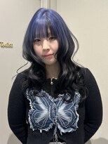 ジェム(GEM)&nbsp;1ヶ月後も可愛い！ブルー＆ブラックのデザインカラー♪