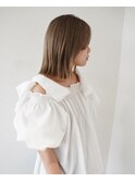 乾かすだけでキマる髪/馴染むハイトーン外ハネボブ