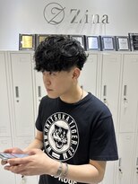 ジーナ 博多筑紫口(Zina)&nbsp;メンズショート×ゆるふわパーマ！【福田れん】