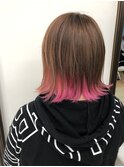 インナーカラー/ハイトーン/ビビッドカラー/ピンクカラー