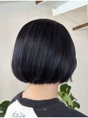 ラベンダーカラー/ボブ/ミニボブ/ダークラベンダー/堀江