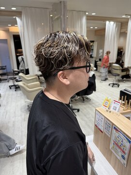 ソワン ドゥ ブレス 立花店(soin de brace) メンズメッシュパーマ/メンズパーマ/メッシュカラー/尼崎