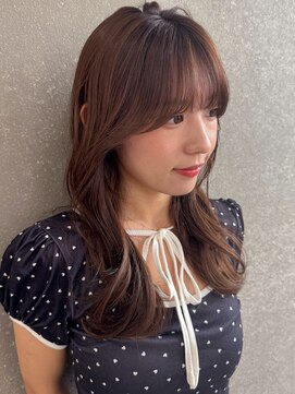 ロンドワン 三宮元町(Lond one) ロングヘア/レイヤーカット/顔周りカット/フェイスレイヤー/前髪