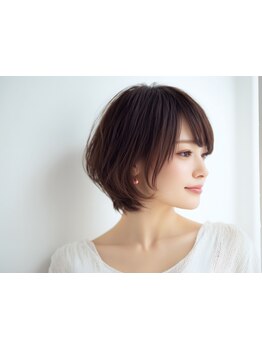 一人ひとりの髪のクセや骨格を見極め、あなたに似合うショートスタイルをご提案いたします＊