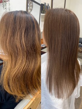 ピースワークス(Peace Works) 【ピースワークス】縮毛矯正/酸性ストレート/髪質改善/艶/美髪