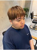 マッシュスタイル/ベージュカラー