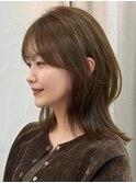 【yuuka 】ミディアムレイヤー　名古屋美容室