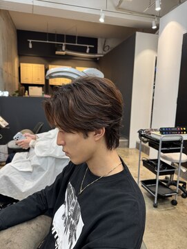 アロー 船橋店(AROH) MEN’S HAIR/波巻きツイストスパイラル/リバースセンターパート