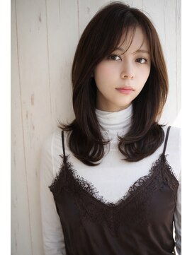 ソワ 四日市(soie) 髪質改善×顔周りレイヤーカット