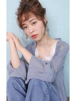 テューアヘアガーデン 豊川店(tua hair garden) ふんわりトップが華やかな今どきお団子ヘア