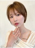 クールショート/顔周りカット/前髪白髪/20代30代40代50代/吉祥寺