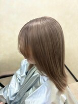 テーラヘアー 袖ヶ浦2号店(TELA HAIR)&nbsp;【透明感カラー】グレーピンク