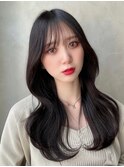 あむstyle 小顔なお顔周りが可愛い韓国レイヤーカット