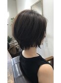 大人かわいい☆ふんわりショートボブ ナチュラル