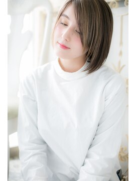 モッズ ヘア 福岡姪浜店(mod's hair) *mod's姪浜*…グラデーションカラーが個性的☆前下がり大人ボブb