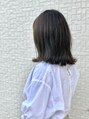 アグ ヘアー アレン 豊科店(Agu hair allen)&nbsp;切りっ放しロングボブ×スモーキーアッシュです☆