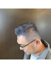 【五番街】メンズカット・ブルージュヘアー