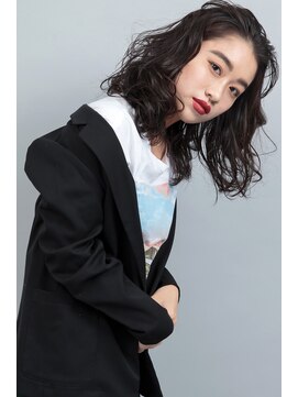 バロンフェム(baLon.fem) Ai Honda /ラフパーマ× センターウェーブ