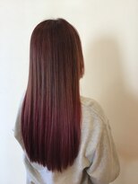 ヒカ ヘアーデザイン(Hika hair design)&nbsp;うる艶ロング×ピンクグラデーション