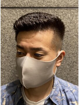 ヘアモード キクチ 銀座店 アイロンパーマ×フェード