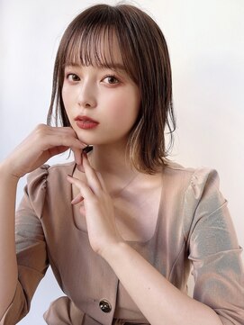 ミンクス 青山店(MINX) 大人可愛い ボブ ミディアム 20代30代40代 表参道 くびれヘア