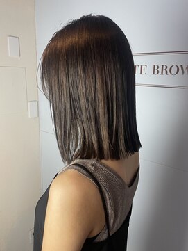 ケイトブラウン(KATE BROWNE) 切りっぱなしボブ/ヘルシースタイル