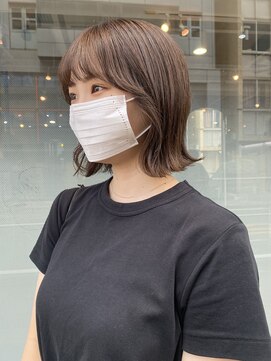 ブリックバイブレイス 千葉 千葉中央(brick by brace) 韓国風顔周りレイヤー stylist yum