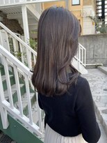 ヘアサロン ガリカ 表参道(hair salon Gallica)&nbsp;韓国風大人暗髪ベージュ/ブリーチなし/地毛風カラー
