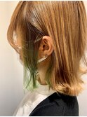 イヤリングカラー,オリーブ,透明ベージュ,韓国ツヤカラー/草加駅