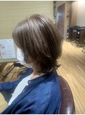 大人女性のマッシュウルフ