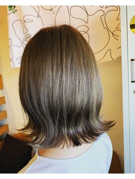 ヘアー ルシア(hair lucia) ミディアムボブ外ハネ