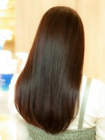 うる艶ロング×ベージュ