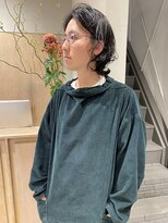 フェンヘアーアイス 中目黒(Fen.hair ici)&nbsp;30代40代メンズビジネスナチュラパーマミディアムスタイル
