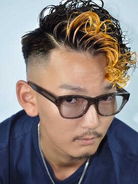 ヒロギンザ 上野店(HIRO GINZA) メンズパーマツイストスパイラルパーマフェードスキンフェード