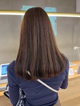 ローレンジウ(LOREN JU) 透明感髪質改善ベージュダブルカラーミルクティーグレージュ