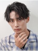 【ウェーブセンター】前下がり　波巻きスパイラル