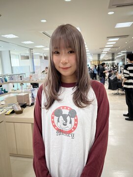 ケンジ 平塚ラスカ店(KENJE) ミルクティーベージュ/ミルクティーグレー/ハイトーン/レイヤー