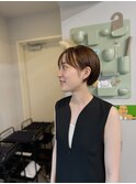 伸ばしかけミニボブ/ショートボブ/丸みボブ 渋谷