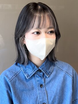 カミケン 黒岩店　kamiken・ 切りっぱなしボブ×外はねストレート【カミケン黒岩店/福島】