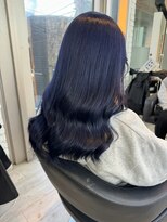 ダブル(W)&nbsp;韓国レイヤー/ブルーブラック